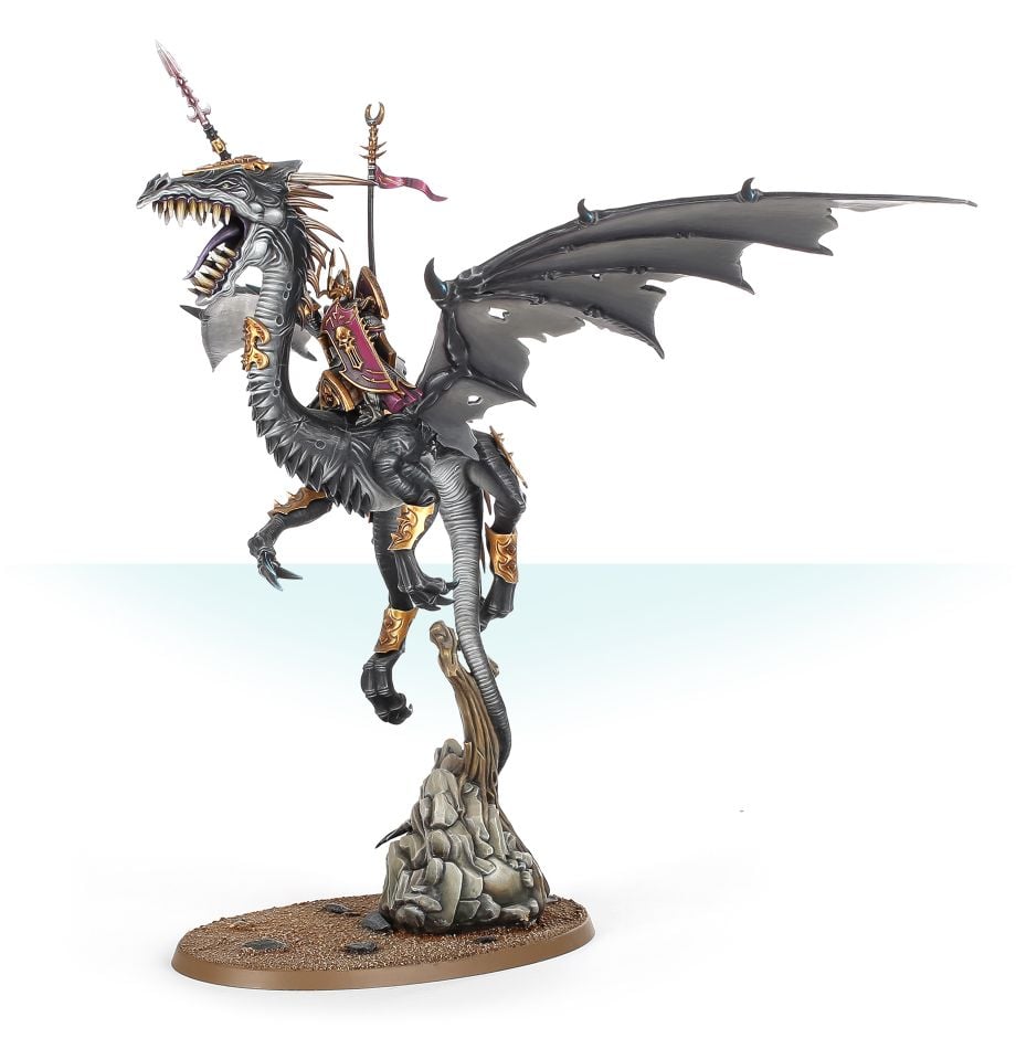 Cities of Sigmar: Dreadlord on Black Dragon / Sorceress on Black Dragon