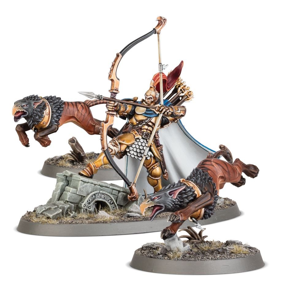Stormcast Eternals: Knight Judicator with Gryph-Hounds