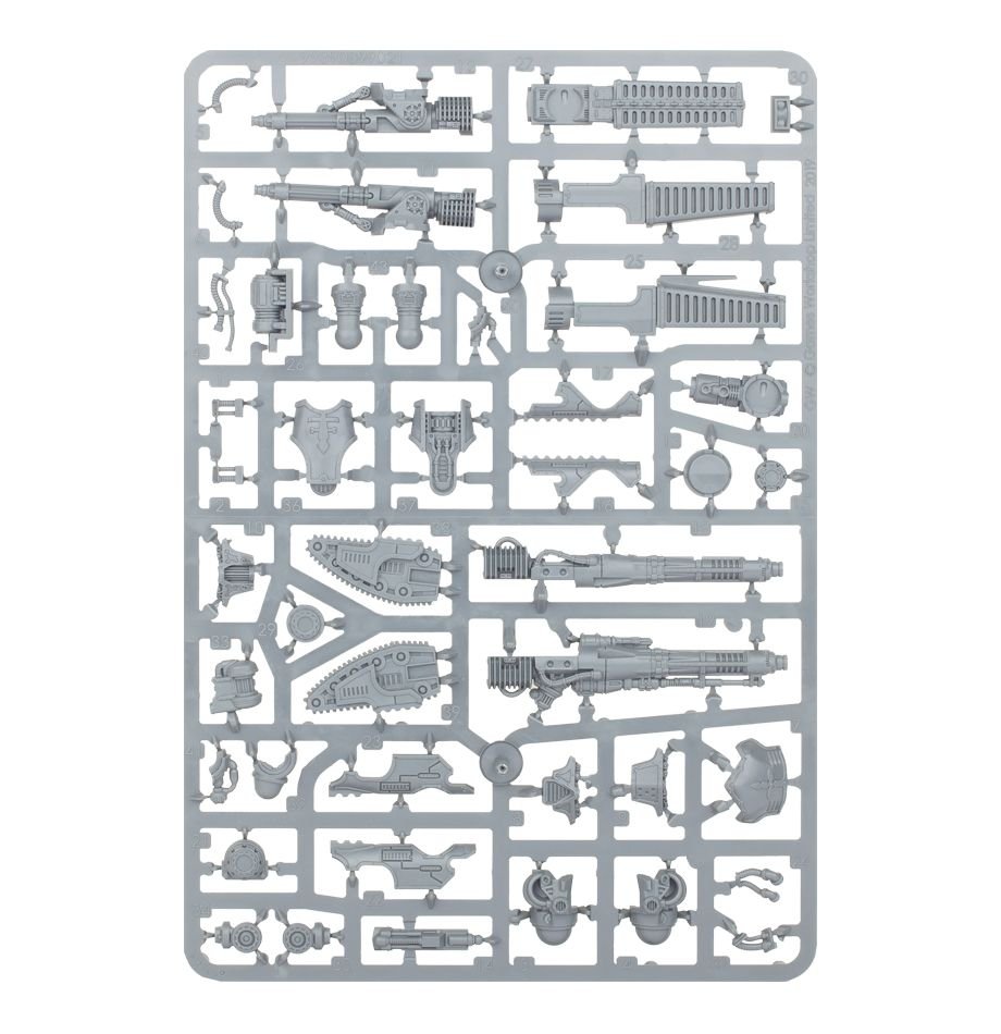 Adeptus Titanicus: Reaver Titan Weapons: Melta Cannon, Chainfist, Volcano Cannon and Turbo Laser