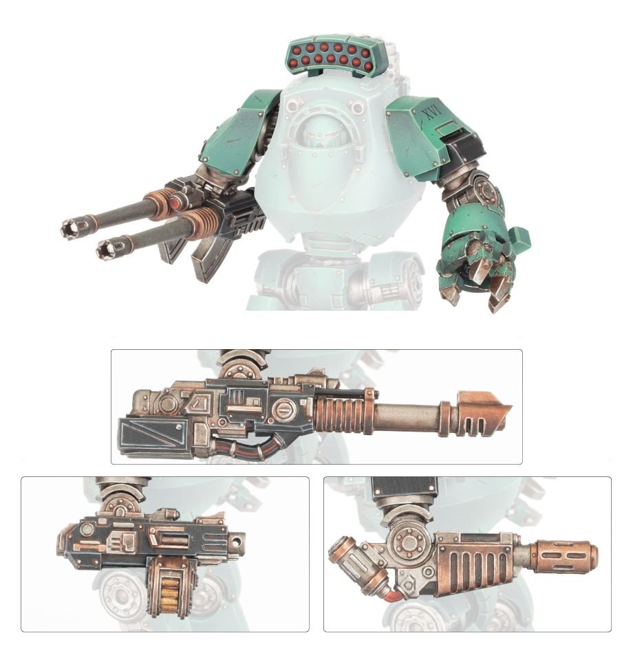 The Horus Heresy: Contemptor Dreadnought Weapons Frame 1