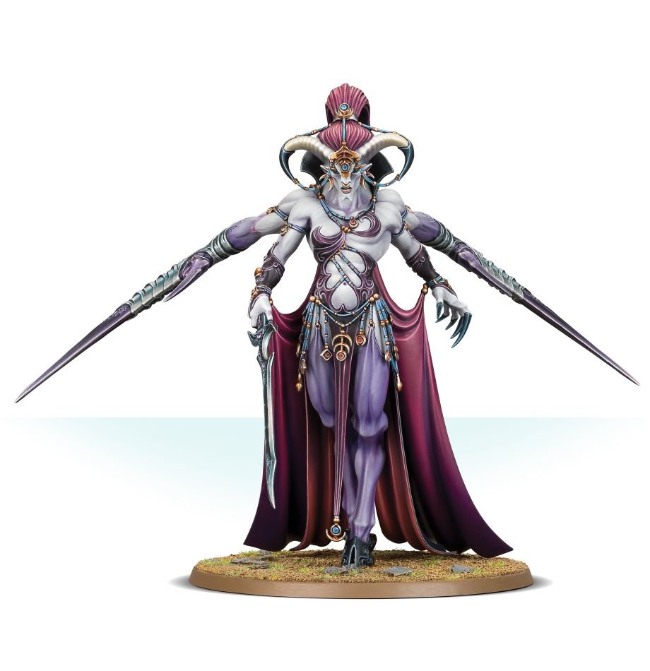 Hedonites of Slaanesh: Keeper of Secrets / Shalaxi Helbane