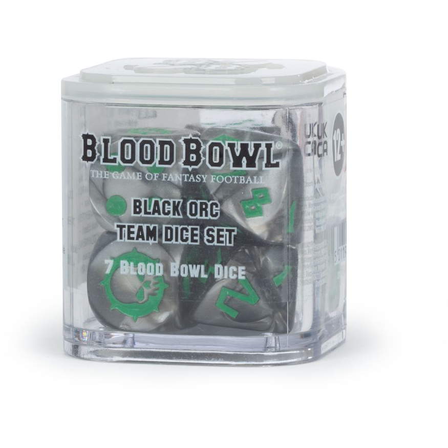 Blood Bowl: Black Orc Team Dice Set