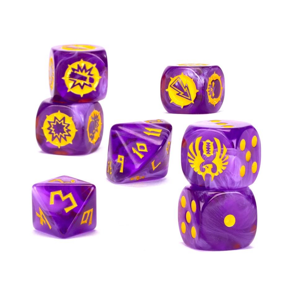 Blood Bowl: Elven Union Team Dice Set