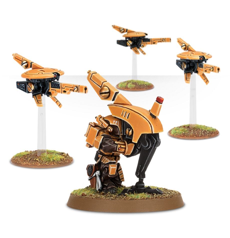 T'au Empire: MV71 Sniper Drones & Firesight Marksman