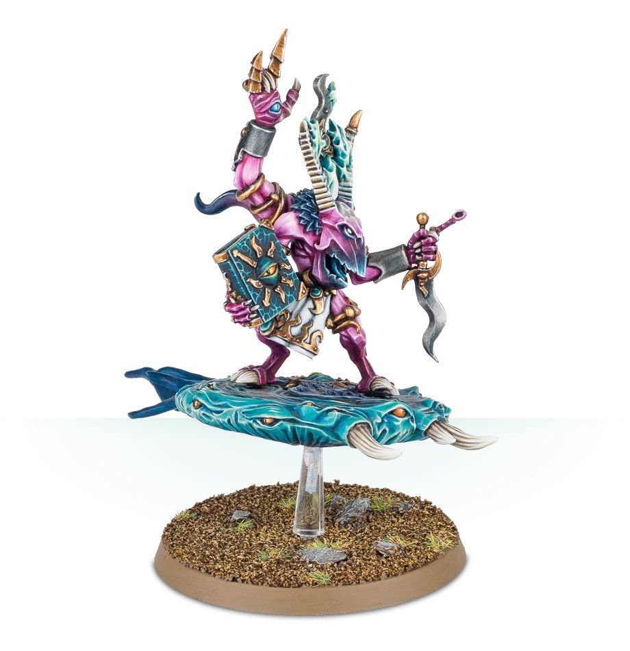 Disciples of Tzeentch: Fluxmaster Herald of Tzeentch (Herald on Disc)