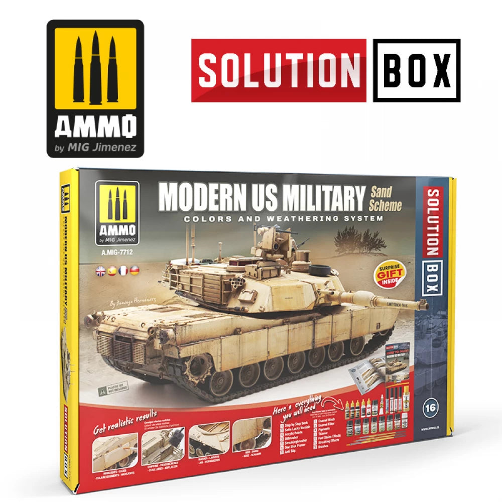 Ammo by MIG Solution Box - Modern US Military Sand Scheme