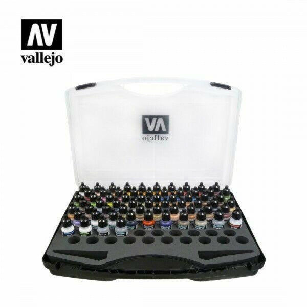 Vallejo Game Air - set Plastic Case 51 colours, 8 primers, 5 auxiliary