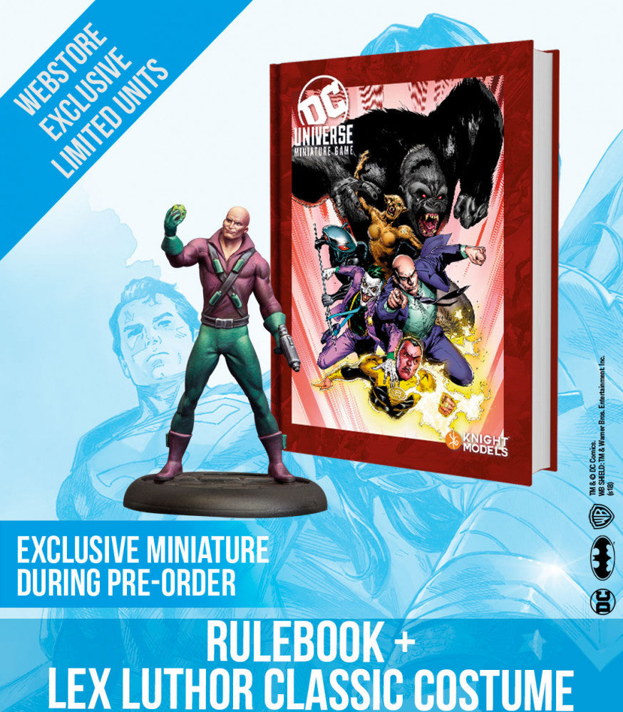 DC Universe Miniatures Game Rulebook - Villain Cover