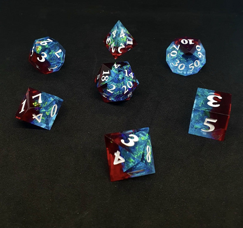 Chronicle Cards Resin Dragon Dice - Super (set of 7 polyhedral dice)