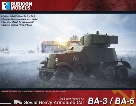 Rubicon Models - Soviet Union - BA-3 / BA-6 Heavy Armoured Car