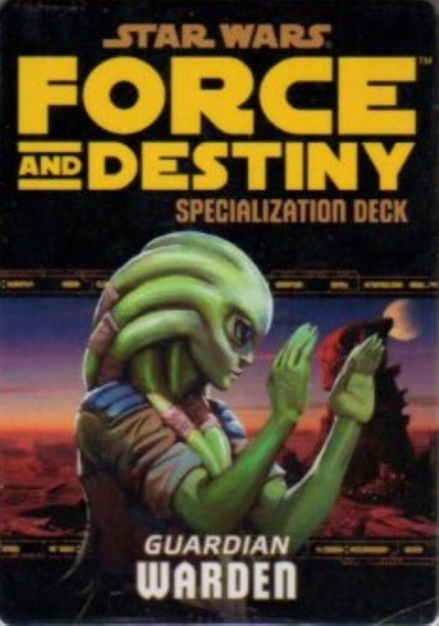 Star Wars RPG Force and Destiny Specialization Deck - Warden