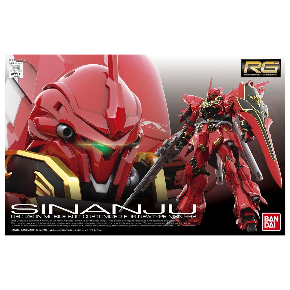 Bandai 1/144 RG MSN06S Sinanju