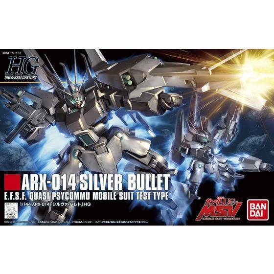 Bandai 1/144 HGUC ARX-014 Silver Bullet Gunpla Plastic Model Kit