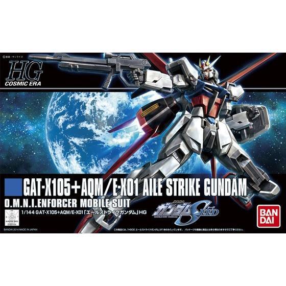 Bandai 1/144 HG Aile Strike Gundam GAT-X105+AQM/E-X01