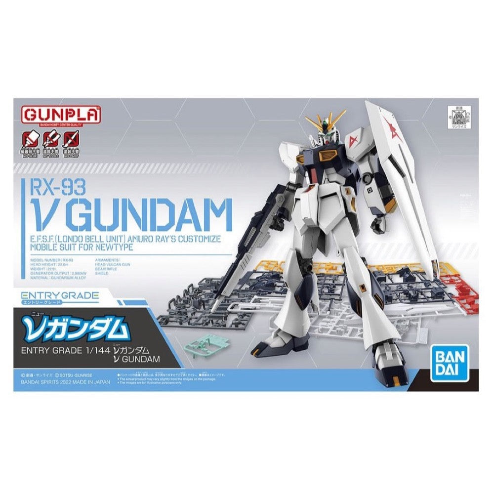 Bandai - 1/144 - Entry Grade - RX-93 NU - Gundam - 5063804