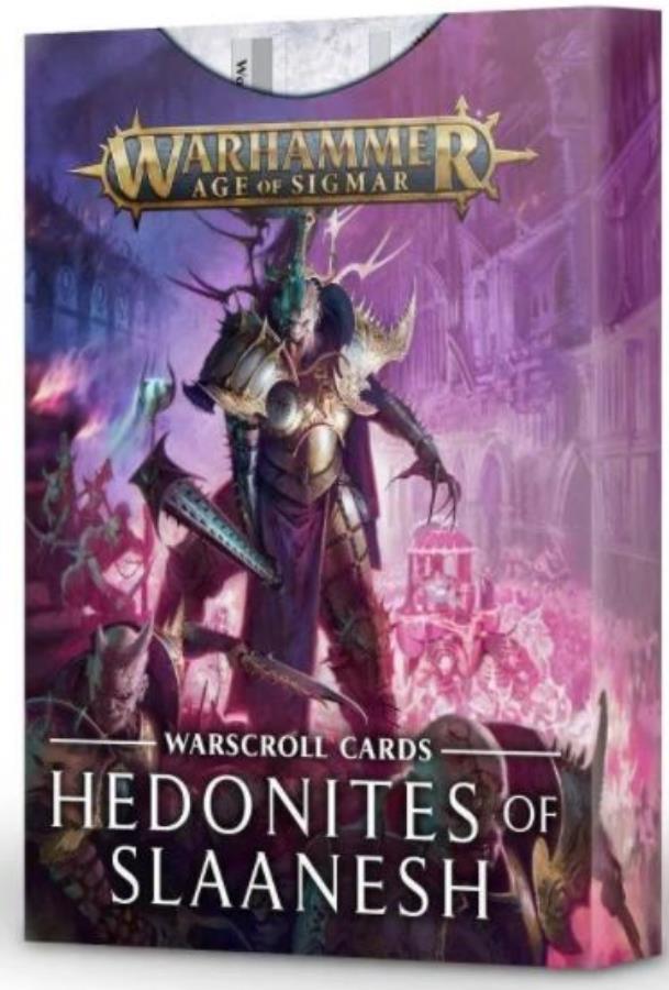 Hedonites of Slaanesh: Warscroll Cards (2021 Edition)