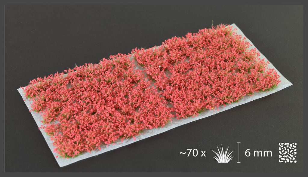 Gamers Grass - Flower Tufts - Red Flowers Tufts (Wild) - GGS-RED