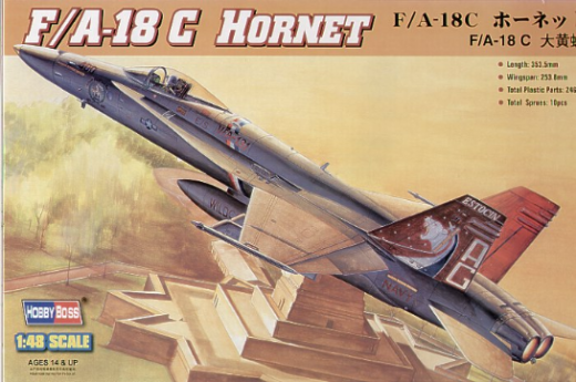 HobbyBoss 1/48 F/A-18C Hornet Plastic Model Kit