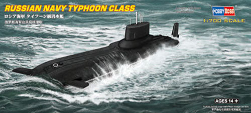 HobbyBoss 1/700 Russian Navy Typhoon class Submarine Plastic Model Kit [87019]