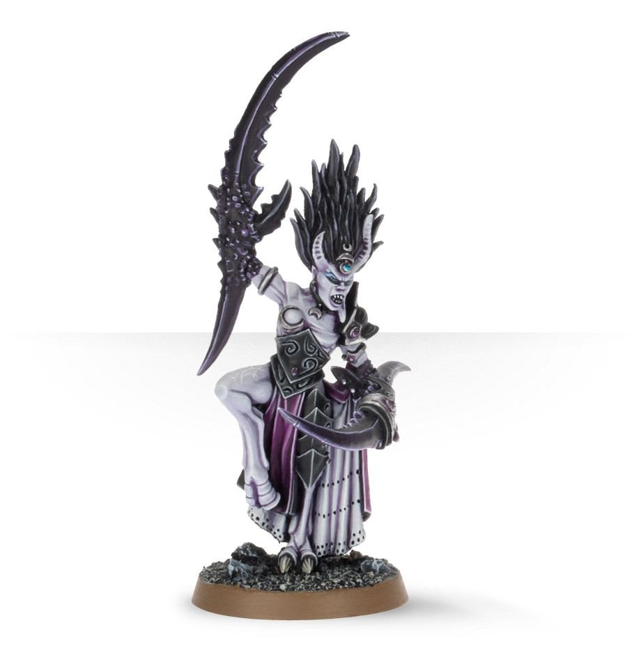 Hedonites of Slaanesh: Tranceweaver / Viceleader, Herald of Slaanesh