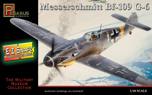 Pegasus 1/48 Messerschmitt Bf-109 G-6 Plastic Model Kit [8413]