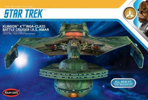 Polar Lights 1/350 950M Star Trek Klingon K’t’inga Plastic Model Kit