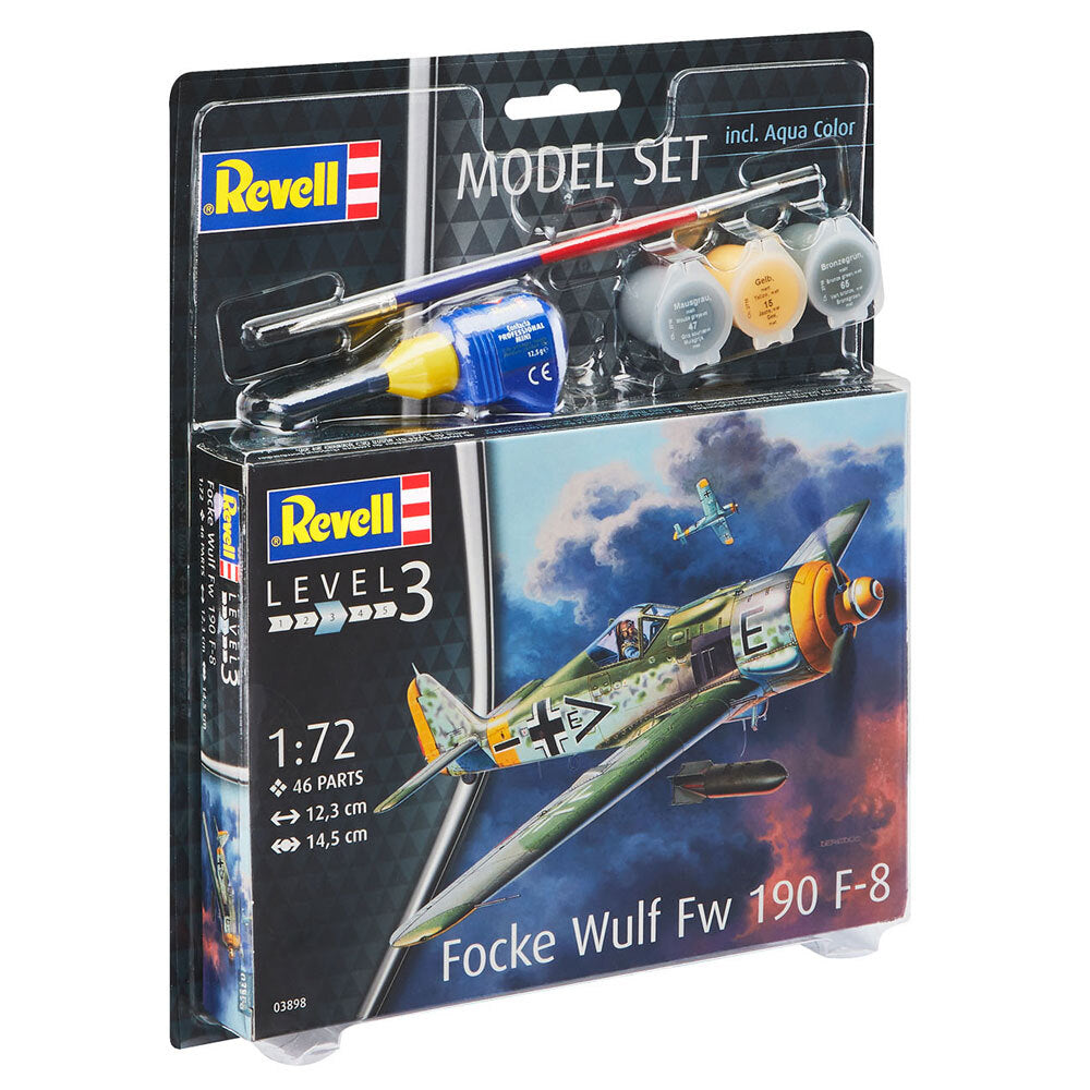 Revell 1/72 Focke Wulf FW 190 F-8 Torpedojager - 63898 Plastic Model Kit