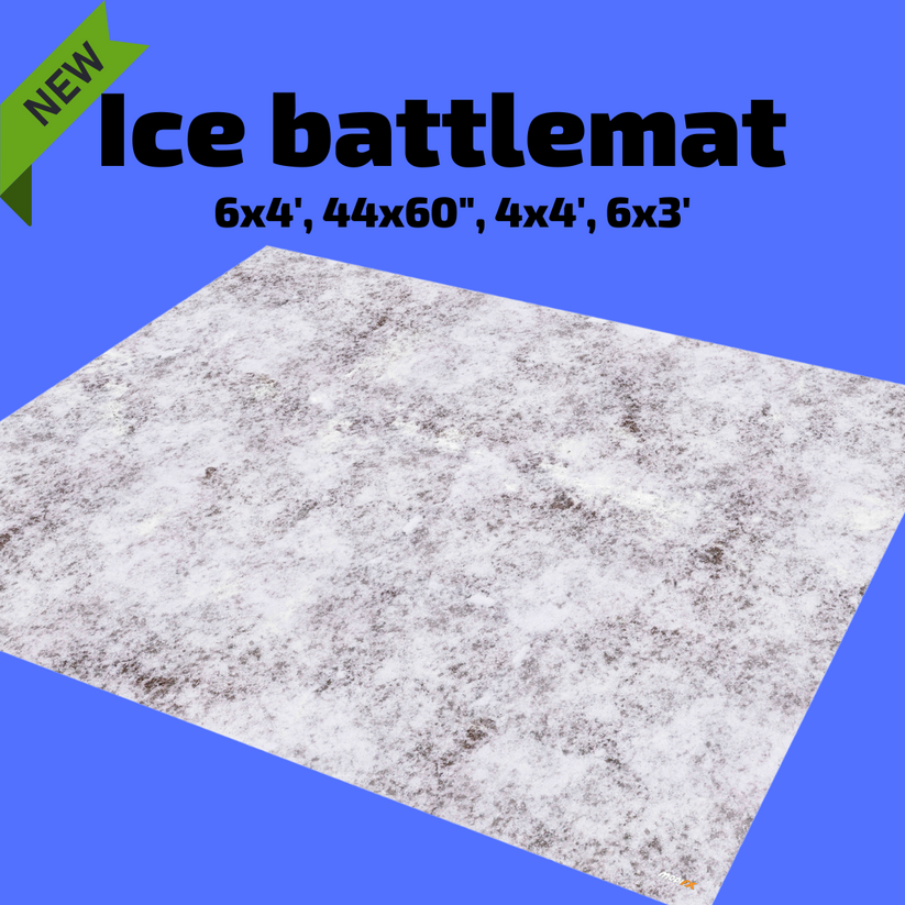 Modifx - Battlemat - Ice Battlemat -  44" x 60"