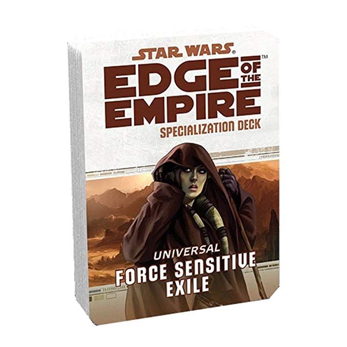 Star Wars RPG Edge of the Empire Universal Force Sensitive Exile