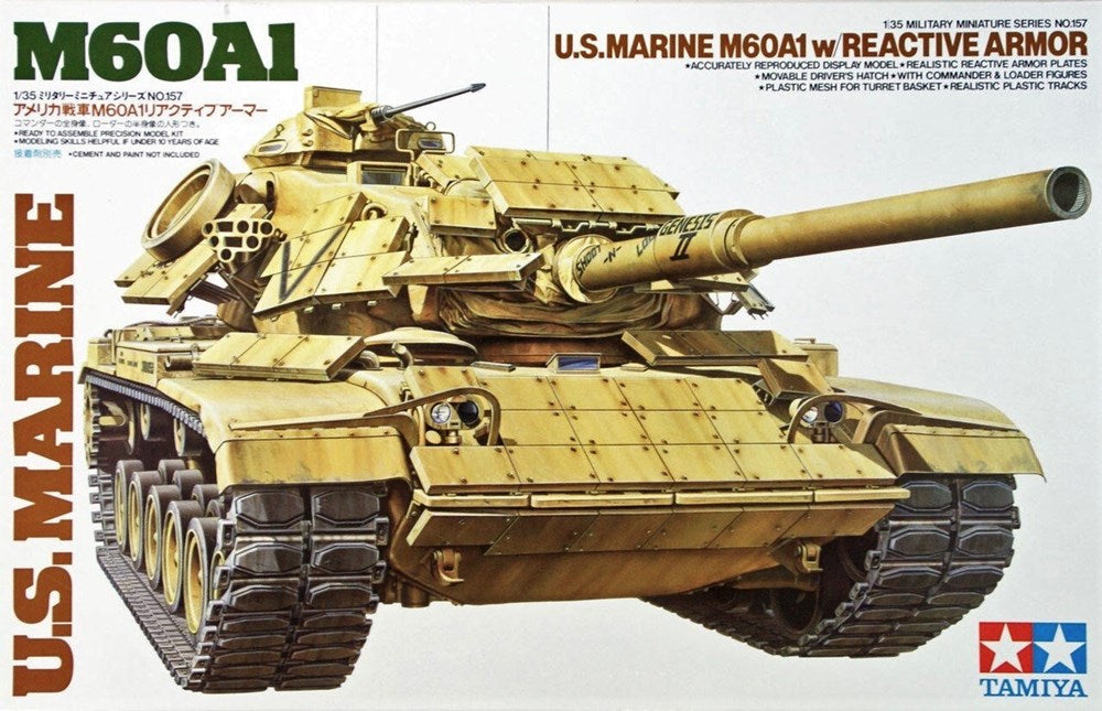 Tamiya - 35157 - 1/35 US Marine M60A1 w/ Reactive Armor