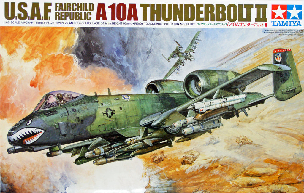 Tamiya - 61028 - 1/48 USAF Fairchild Republic A-10A Thunderbolt II