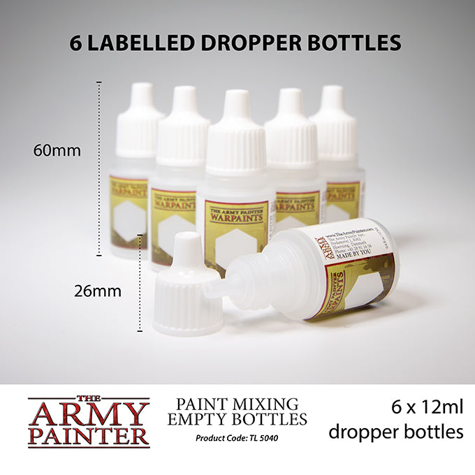 Army Painter - Paint Mixing Empty Bottles - TL5040