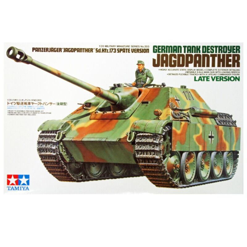 Tamiya - 35203 - 1/35 German Tank Destroyer Jagdpanther Late Version
