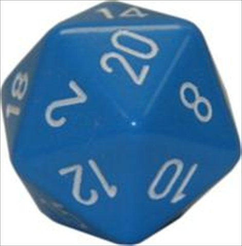 CHX XQ2016 D20 Dice Opaque 34mm Light Blue/White