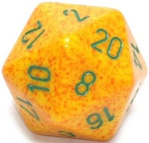 D20 Dice Speckled 34mm Lotus