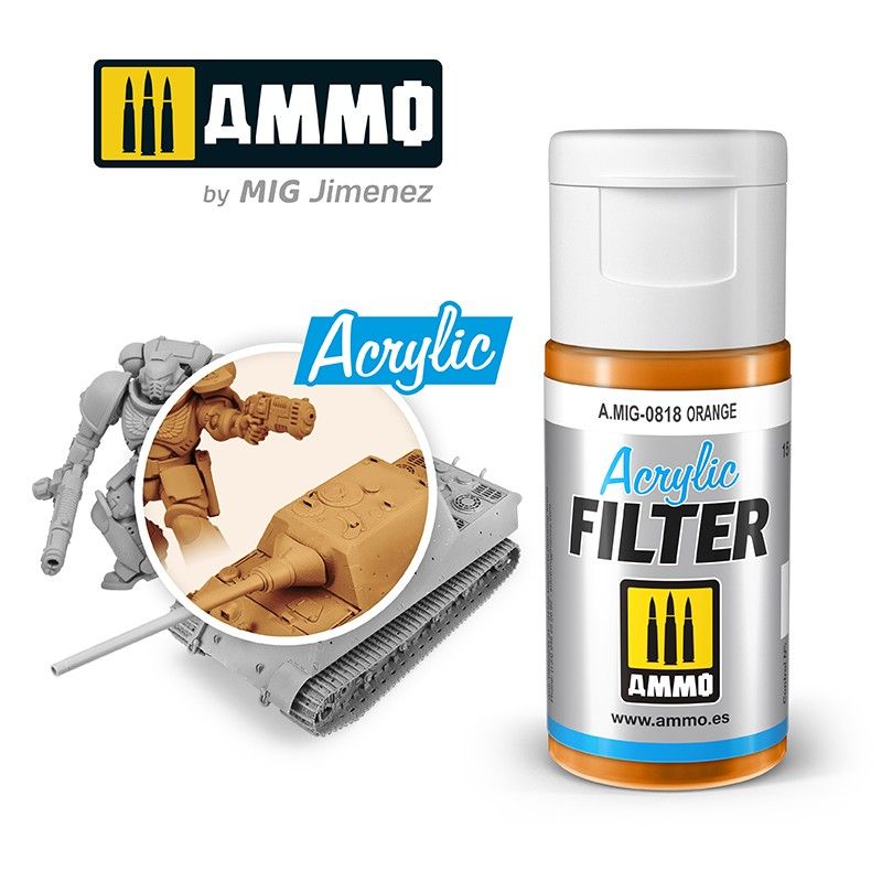 Ammo - AMIG0818 - Acrylic Filter Orange 15ml