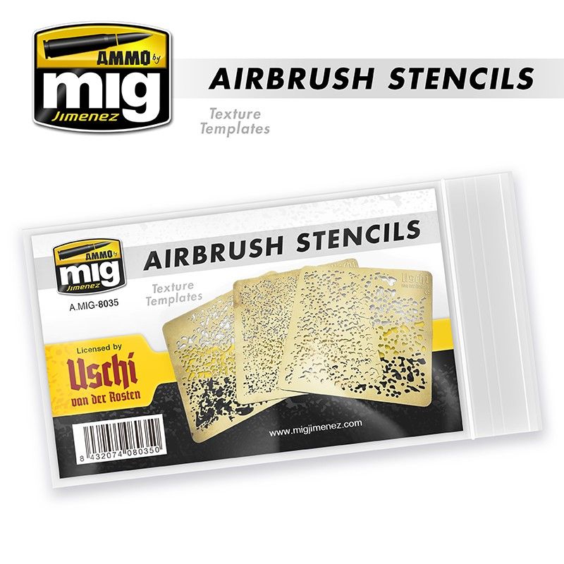 Ammo - AMIG8035 - Accessories Airbrush Stencils