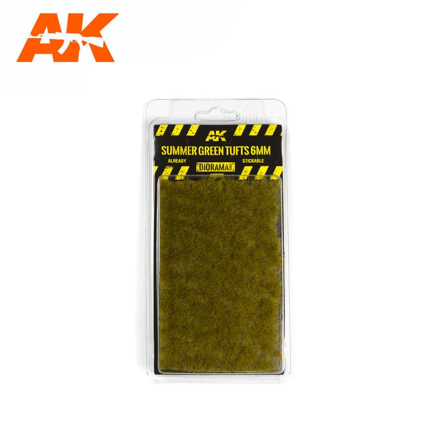 AK Interactive Vegetation - Summer Green Tufts 6mm