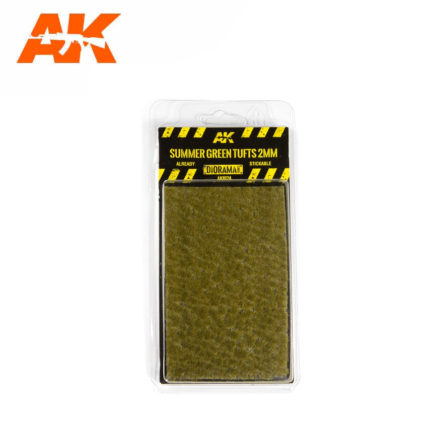 AK Interactive Vegetation - Summer Green Tufts 2mm