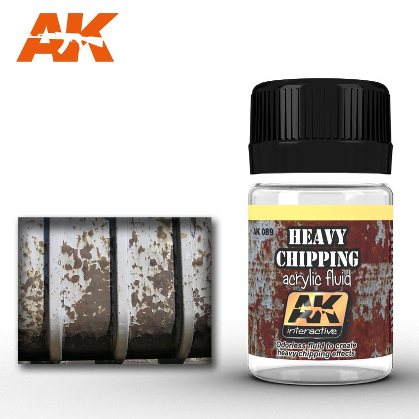 AK Interactive - AK089 - Weathering Products - Heavy Effects Acrylic Fluid