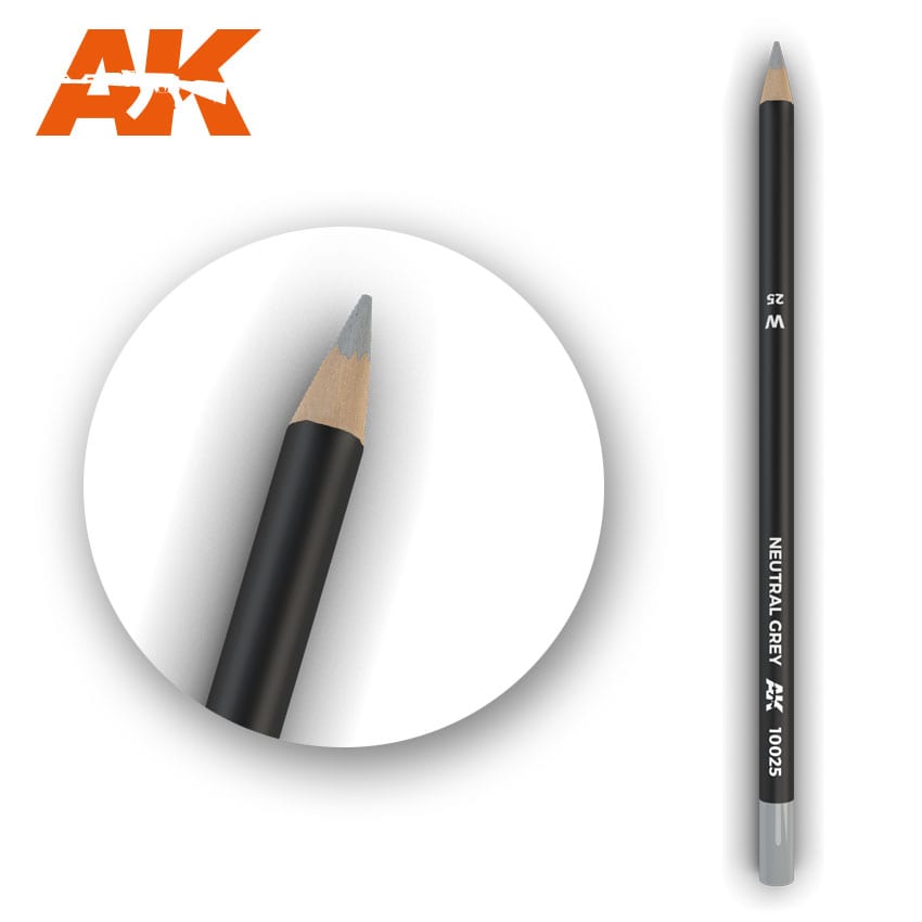 AK Interactive Weathering Pencils - Neutral Grey