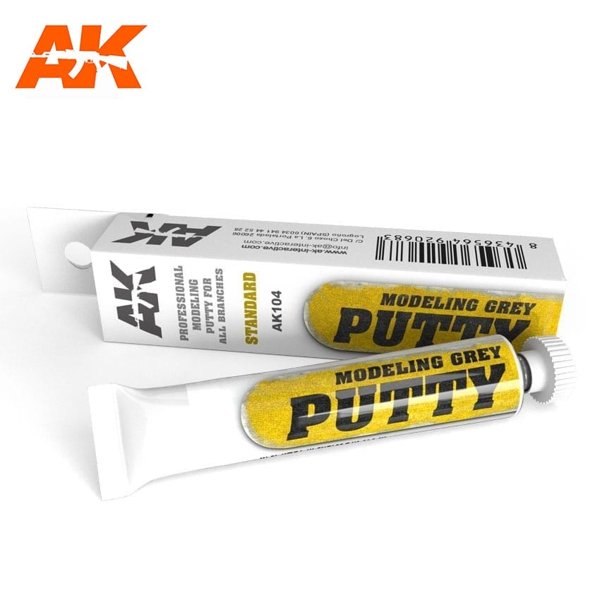 AK Interactive Auxiliaries - Modelling Grey Putty 20ml - AK104