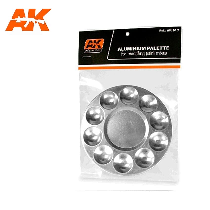 AK Interactive Complements - Aluminum Pallet 10 wells - AK613