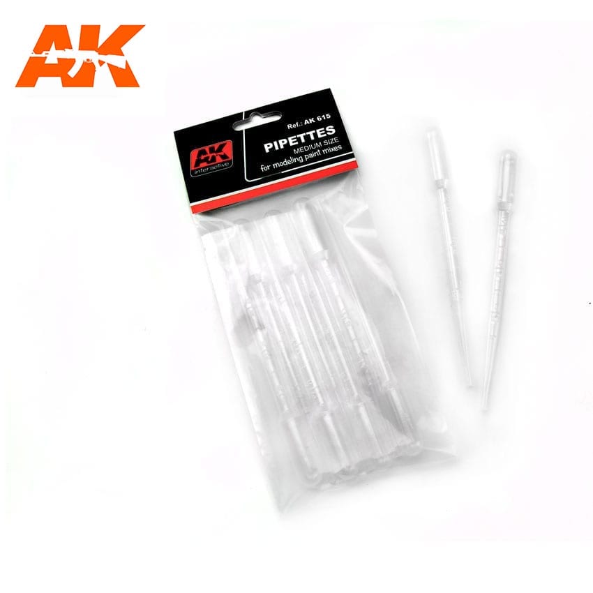 AK Interactive Complements - Pipettes Medium Size (7) - AK615