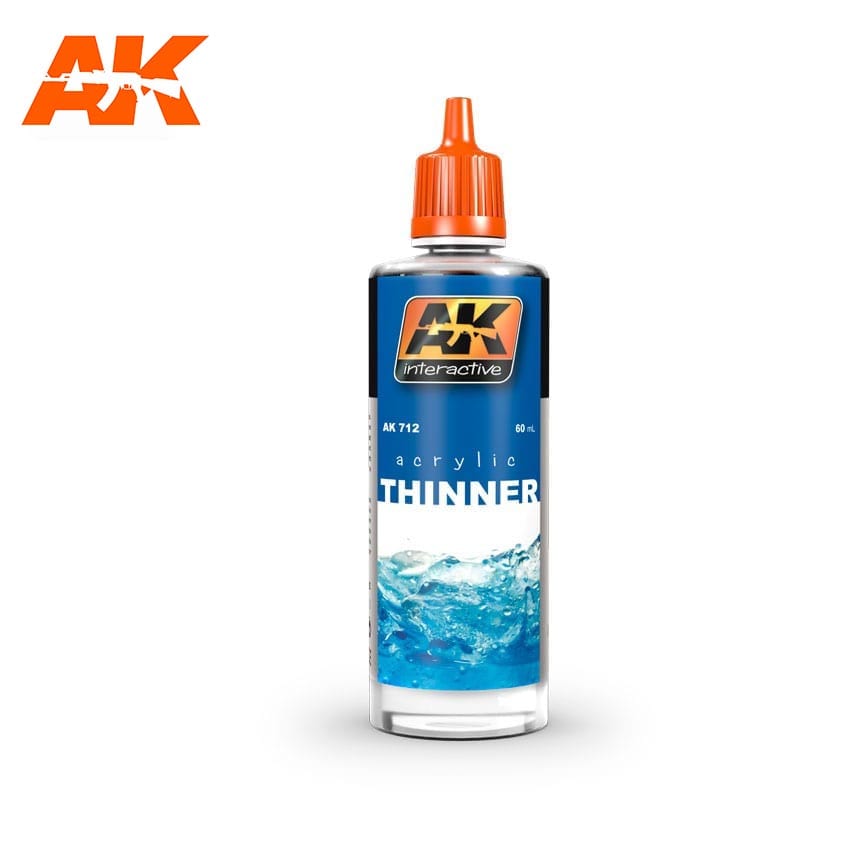 AK Interactive Auxiliaries - Acrylic Thinner 60ml - AK712