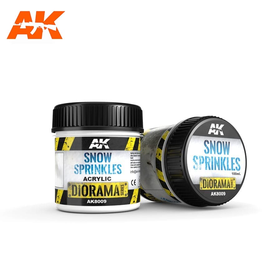 AK Interactive - AK8009 - Dioramas - Snow Sprinkles 100ml