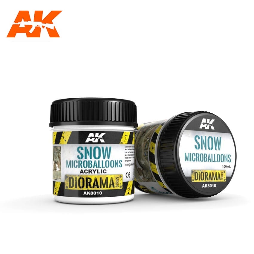 AK Interactive Dioramas - Snow Microballoons 100ml - AK8010