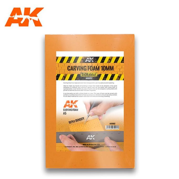 AK Interactive Building Materials - Carving Foam 10mm A5 - AK8092