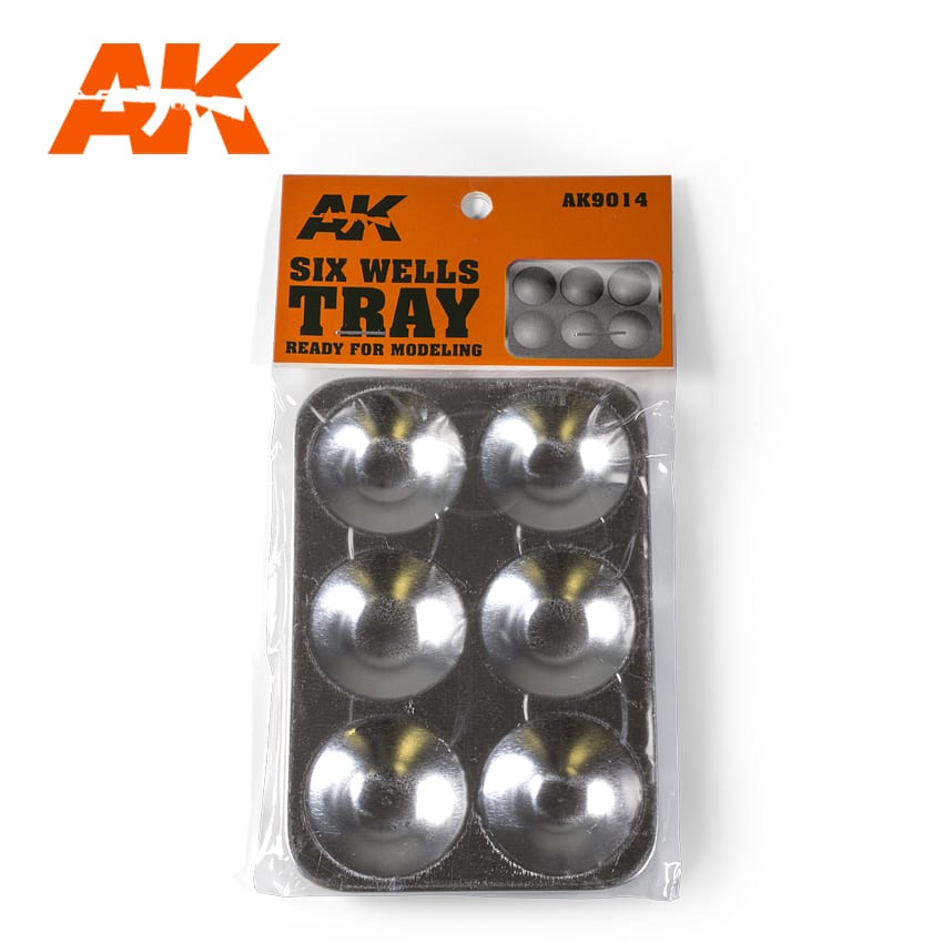 AK Interactive Complements - Six Wells Tray - AK9014