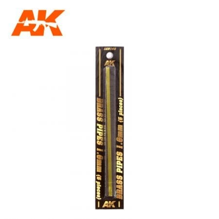 AK Interactive Building Materials - Brass Pipes 1.0mm (5) - AK9109